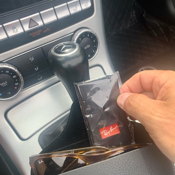 Ray-Ban Wrap Sunglasses Brown Turtle Shell Color. Beautiful!l and New. Italian. - Picture 9 of 9